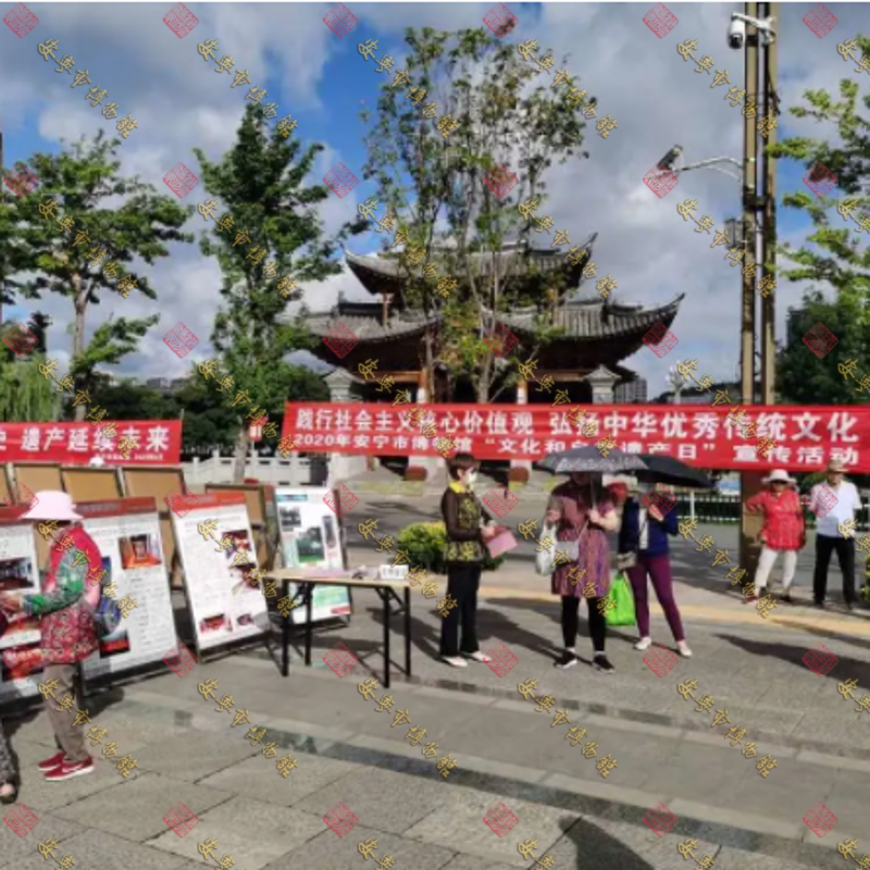 安宁市博物馆开展第四个“文化和自然遗产日”宣传活动